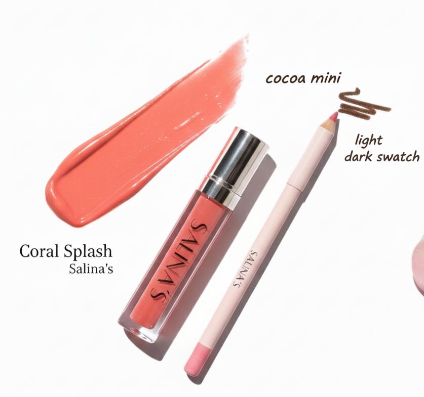 Lip gloss& liner kit