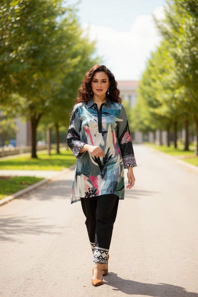 Fierce satin Co-ord set