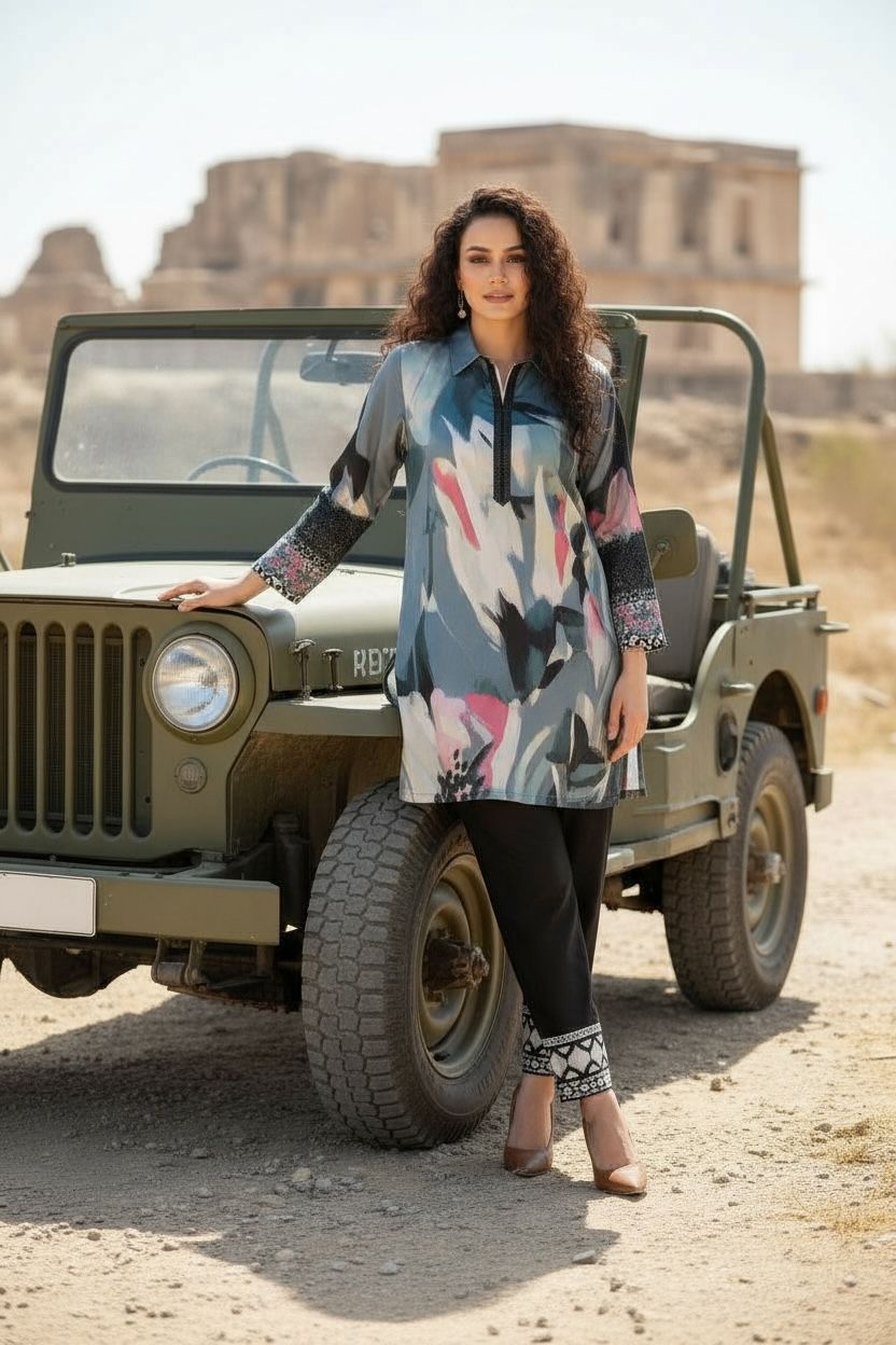 Fierce satin Co-ord set