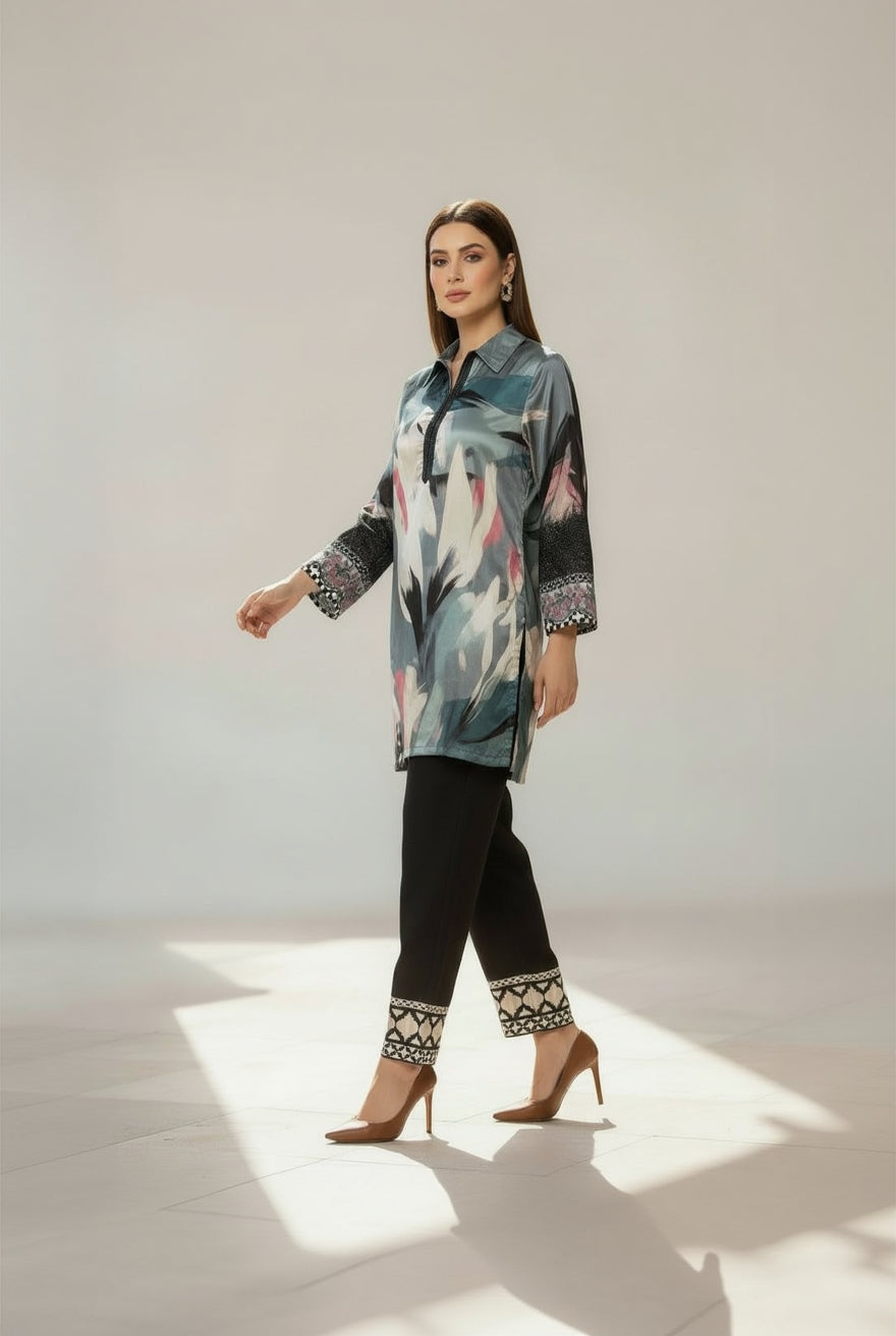 Fierce satin Co-ord set