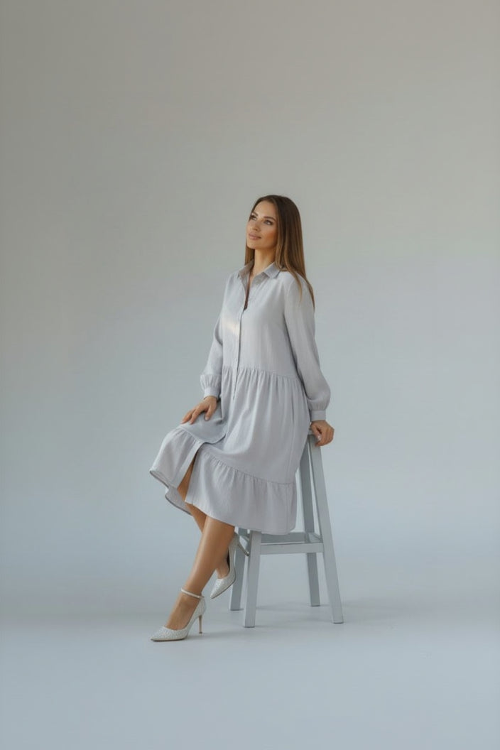Mist Tiered Dress